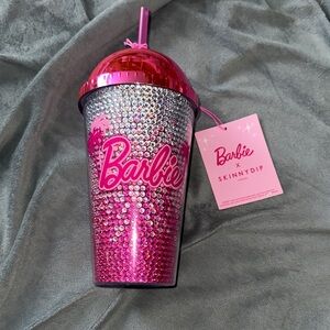 Barbie Pink Glitter Tumbler